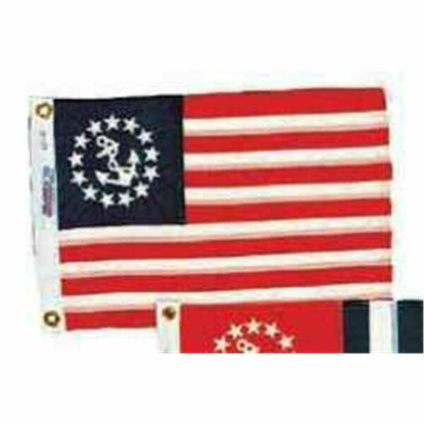 Ss Collectibles Nyl-Glo U.S. Yacht Ensign Flag 3 ft. X 5 ft. SS2755446